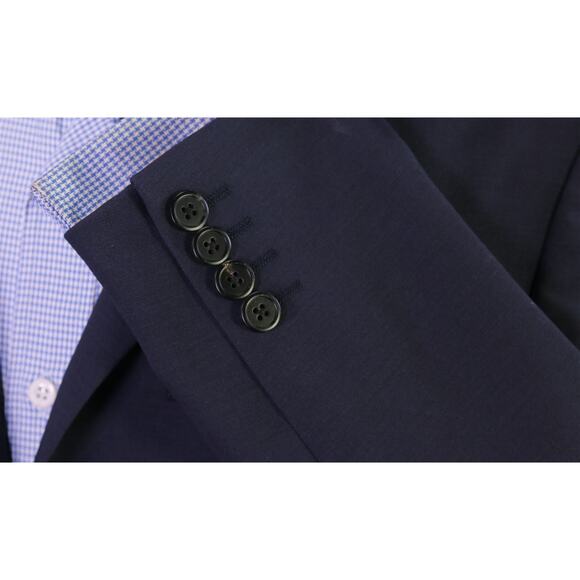 Theory Men's Chambers Solid Navy Blue Wool 2-Btn Slim Fit Blazer 36R - Picture 6 of 9